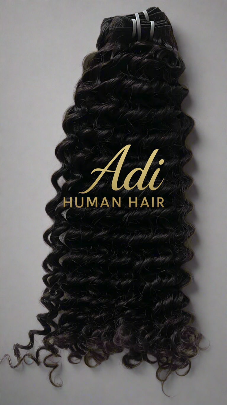 Deep Wave Human Hair Bundles – 100% Human Hair, Cuticle Intact